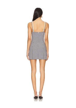 MORE TO COME Marea Mini Dress in Black,White. Size XS. Also in XXS, S, M, L.