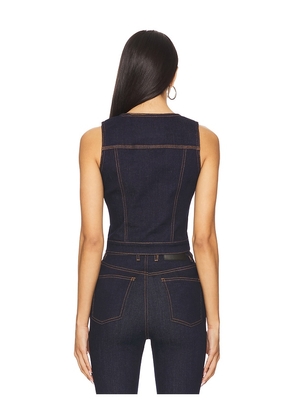 Nakedvice The Rina Vest in Blue. Size S. Also in XS.
