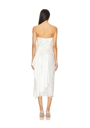 Lovers and Friends Thessaly Dress in White. Size L. Also in XS, S, M.
