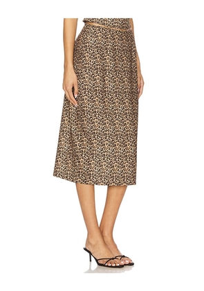 Miaou Moni Skirt in Brown. Size XS. Also in S.
