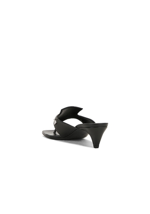 Magda Butrym Leather Sandal in Black. Size 37. Also in 36, 40.