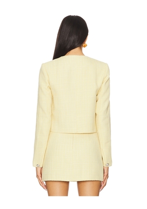 MORE TO COME Willow Crop Jacket in Lemon. Size M. Also in XXS, XS, S.