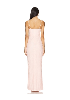 MAJORELLE Katina Gown in Blush. Size M. Also in XXS, XS, S, L, XL.