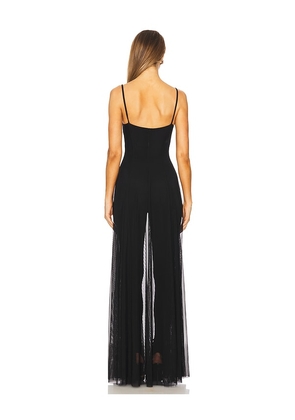 Norma Kamali Underwire Gown With Catsuit in Black. Size M. Also in XS, S, L, XXS.