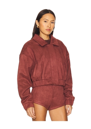 Nakedvice The Selene Jacket in Burgundy. Size M. Also in XS.