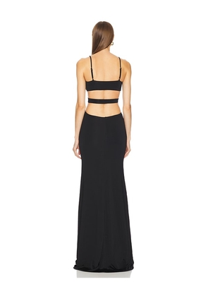 Michael Costello x REVOLVE x REVOVLE Milan Gown in Black. Size M. Also in S, L.