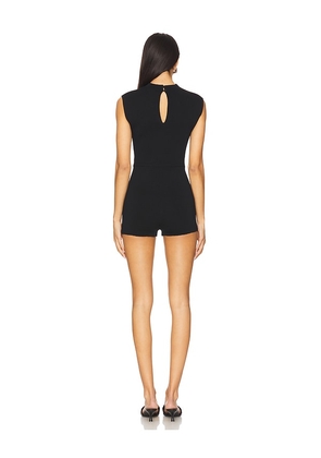 Lovers and Friends Deana Romper in Black. Size M. Also in XXS, XS, S, L, XL.