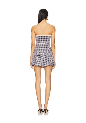 MORE TO COME Arya Mini Skirt Set in Black. Size L. Also in XS, XXS, S, M, XL.
