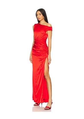 Lovers and Friends Johanna Gown in Red. Size M. Also in XXS, XS, S.