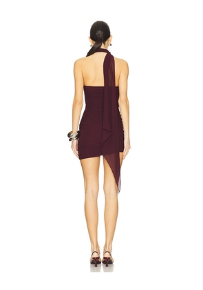 Lovers and Friends Caputo Mini Dress in Burgundy. Size M. Also in S, L, XL.
