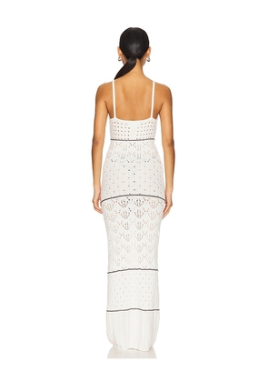MORE TO COME Estella Maxi Dress in White. Size L. Also in M.
