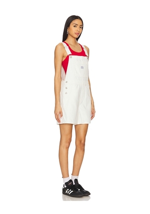 LEVI'S Utility Shortall in White. Size M. Also in S, XS, L, XL.