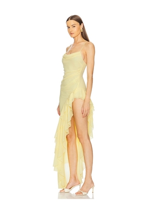 Michael Costello x REVOLVE Lorenza Maxi Dress in Lemon. Size M. Also in L.