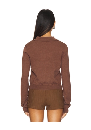 LIONESS Awakening Cardigan in Brown. Size M. Also in XXS, XS, S, L, XL.