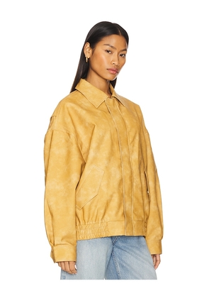 LIONESS Kenny Bomber in Yellow. Size M. Also in XS, S, L, XL, XXL.