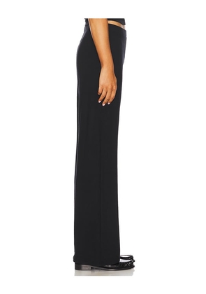 LESET Lauren Wide Leg Pant in Black. Size M. Also in L, S, XL.