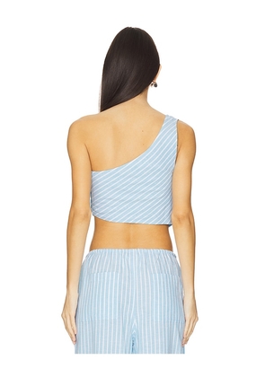LSPACE June Top in Baby Blue. Size M. Also in S, XS, L.