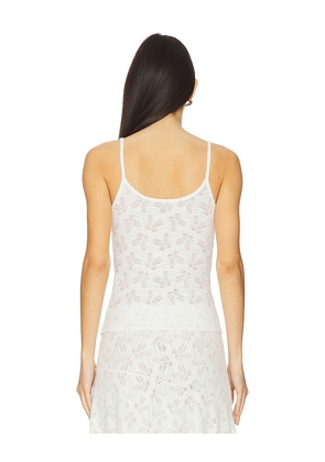 LIONESS Tidal Cami Top in White. Size S. Also in XS, XXL.