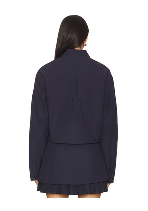 OSIS STUDIO Ayla Jacket in Navy. Size M. Also in S, L.