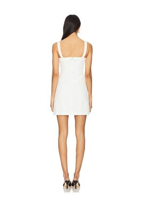 MINKPINK Imogen Tie Mini Dress in White. Size M. Also in XS, L.