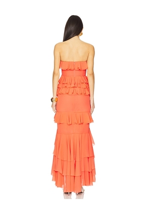 Michael Costello x REVOLVE Oleksandra Gown in Coral. Size S. Also in XXS.