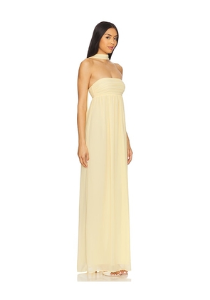 Lovers and Friends Soleil Gown in Lemon. Size M. Also in XS, S, L.
