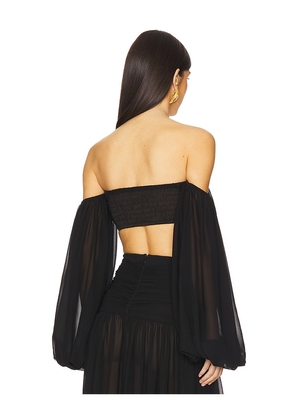 Michael Costello x REVOLVE Blair Crop Top in Black. Size M. Also in XXS, XS, S, L, XL.