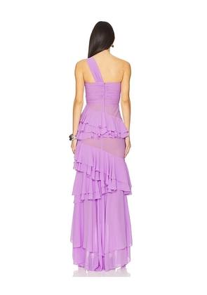 Michael Costello x REVOLVE Ariella Maxi Dress in Lavender. Size S. Also in XXS, XS.