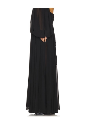 Michael Costello x REVOLVE Blair Maxi Skirt in Black. Size M. Also in XS, S.