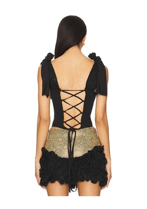 Kim Shui Marcela Combo Top in Black. Size M. Also in XS, S, L.