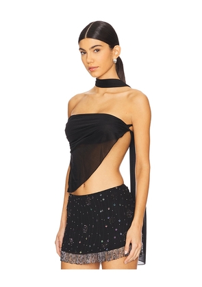 Mirror Palais Deity Top in Black. Size M. Also in XXS, XS, S, L.