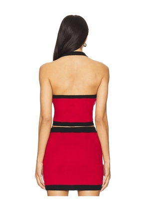 MAJORELLE Emil Vest in Red. Size XL. Also in XS.