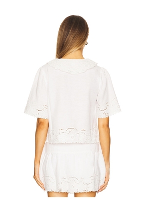 LPA Clara Blouse in Ivory. Size M. Also in XS, XL.