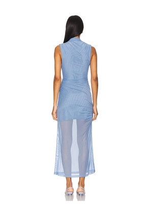 MISHA Tillie Midi Dress in Blue. Size M. Also in XXS, XS, S, L.