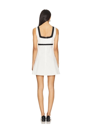 MAJORELLE Carolyn Mini Dress in White. Size S. Also in XXS, M.