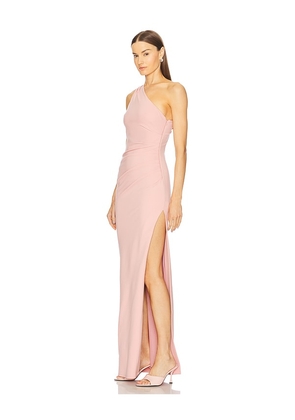 Michael Costello x REVOLVE Solenn Gown in Blush. Size S. Also in XS, XL.