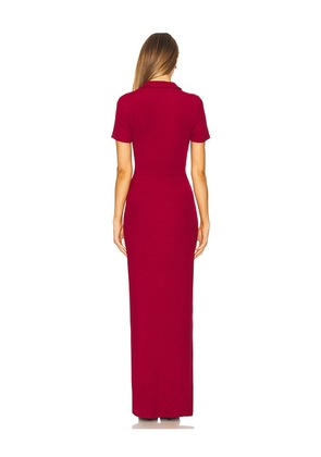 Lovers and Friends Margo Polo Maxi Dress in Burgundy. Size S. Also in XS.