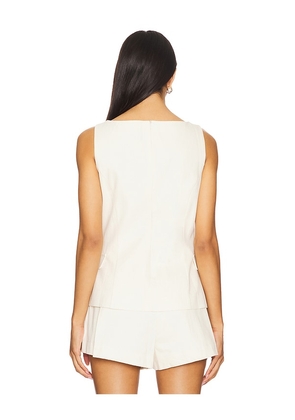 Line & Dot Veni Top in Cream. Size S. Also in XS.