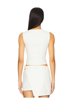 OW Collection Malene Top in White. Size M. Also in S, XS, L.