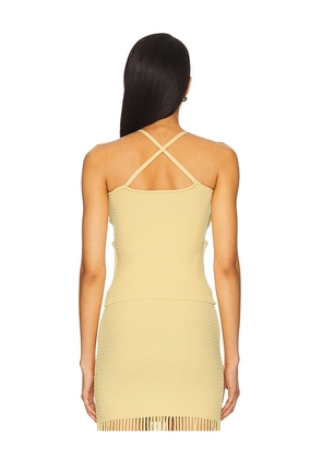 OSIS STUDIO Nina Top in Lemon. Size M. Also in XS, S, L, XL.