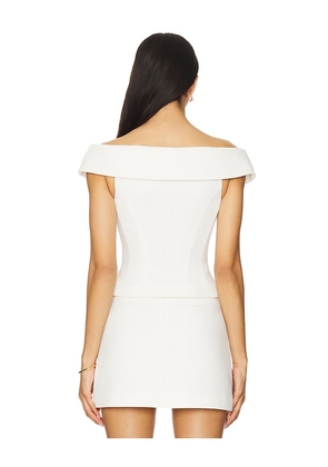 MAJORELLE Brooke Top in Ivory. Size M. Also in XS, XXS, S, L, XL.