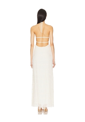 MORE TO COME Michelle Maxi Dress in Ivory. Size M. Also in S.