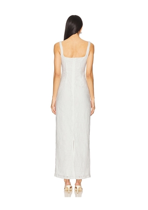 MORE TO COME Lainey Maxi Dress in Ivory. Size M. Also in XXS, S, L.