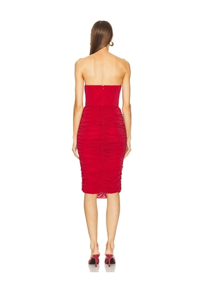 Michael Costello x REVOLVE India Midi Dress in Red. Size S. Also in XXS, XS, M.