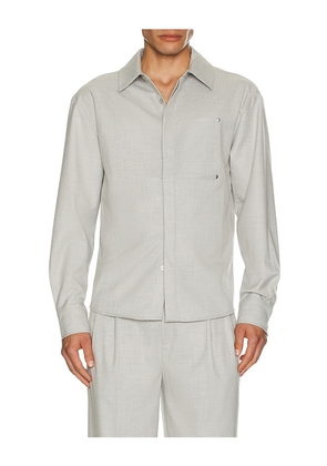 KROST Eco Button Up Shirt in Grey. Size XL/1X. Also in M.