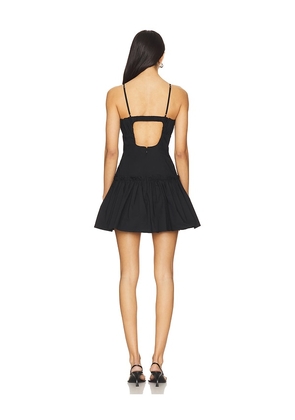 MAJORELLE Carly Mini Dress in Black. Size M. Also in L, XL.