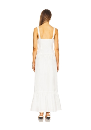 MORE TO COME Lyanna Maxi Skirt Set in White. Size M. Also in XS, L.