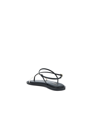 Kaanas Alayta Square Toe Sandal in Black. Size 6. Also in 8, 9.
