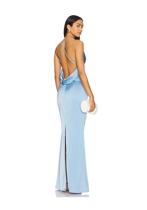 Katie May Ryder Gown in Baby Blue. Size S. Also in XS, M.