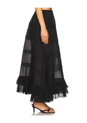 Mirror Palais Maxi Skirt in Black. Size M. Also in L.